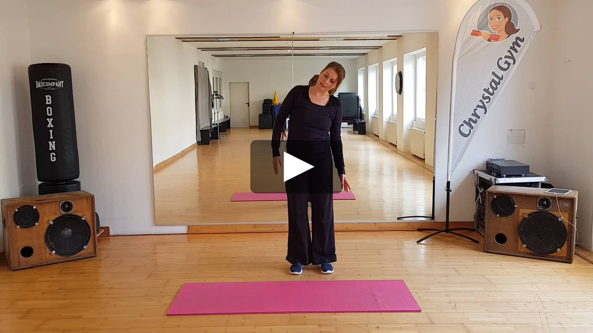 Rücken Gym 1: Rückentraining bei Chrystal Gym Video